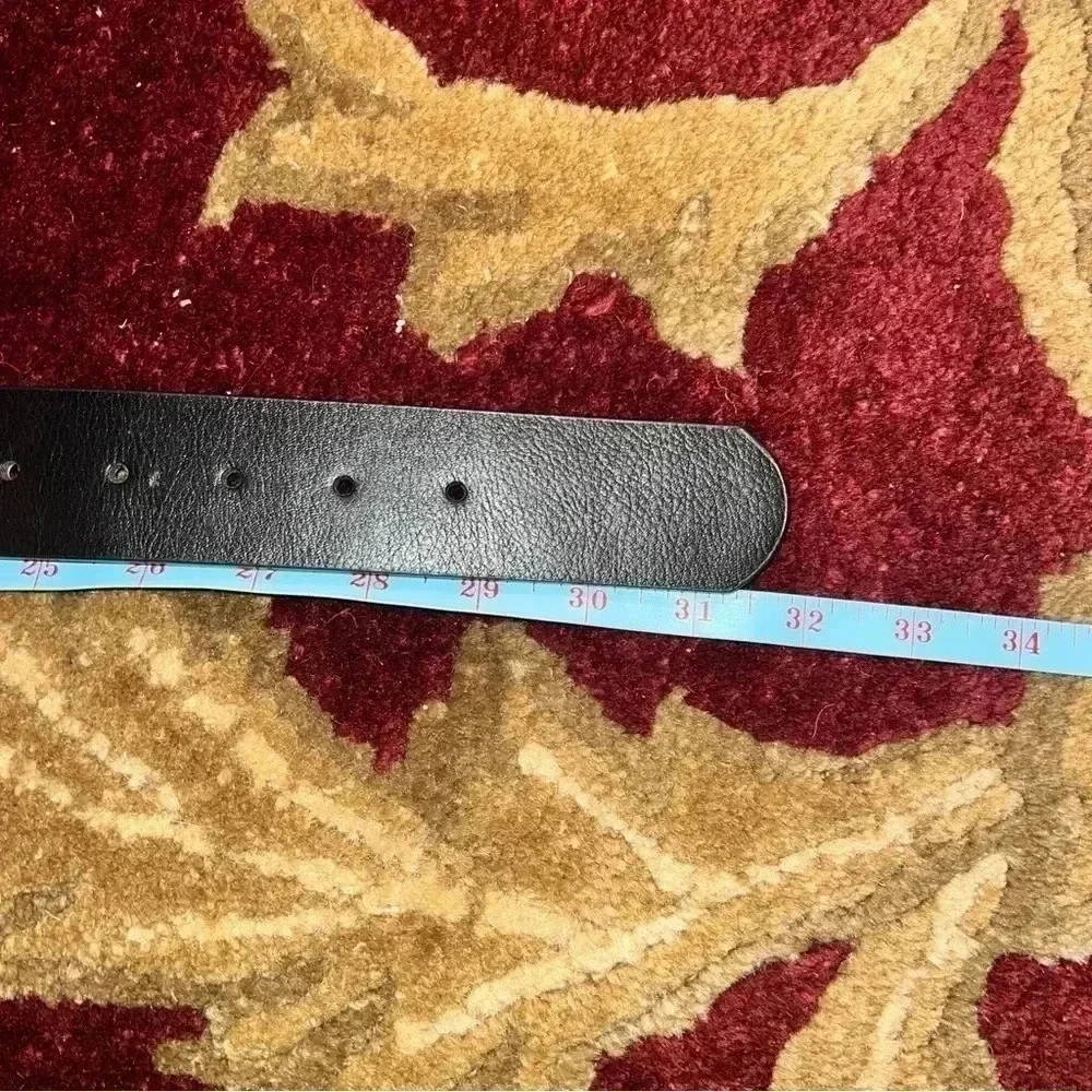 Target Wild Fable Women’s Black Vegan Belt with Copper Tone Buckle Studs Size XS